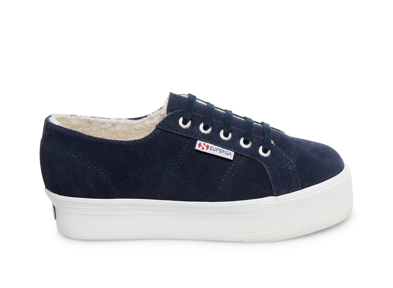 Platform Feminino Azul Marinho - Superga 2790 Suehairyfurw - WYZUC-4908